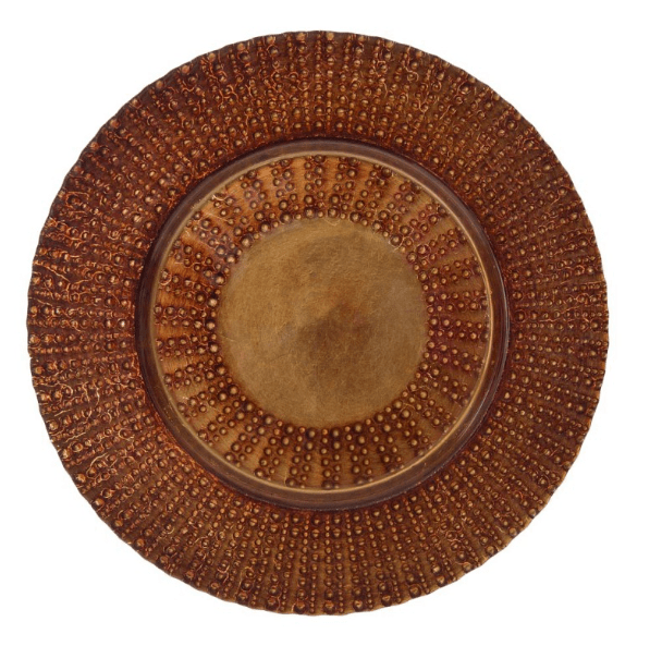 * Aztec Copper Charger - Ten Strawberry Street - Gaines Jewelers