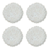 Thistle Cocktail Plate Set of 4 - Whitewash - Juliska