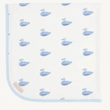 Baby Buggy Blanket - Merrimack Quack Quacks with Buckhead Blue - The Beaufort Bonnet Company - Gaines Jewelers
