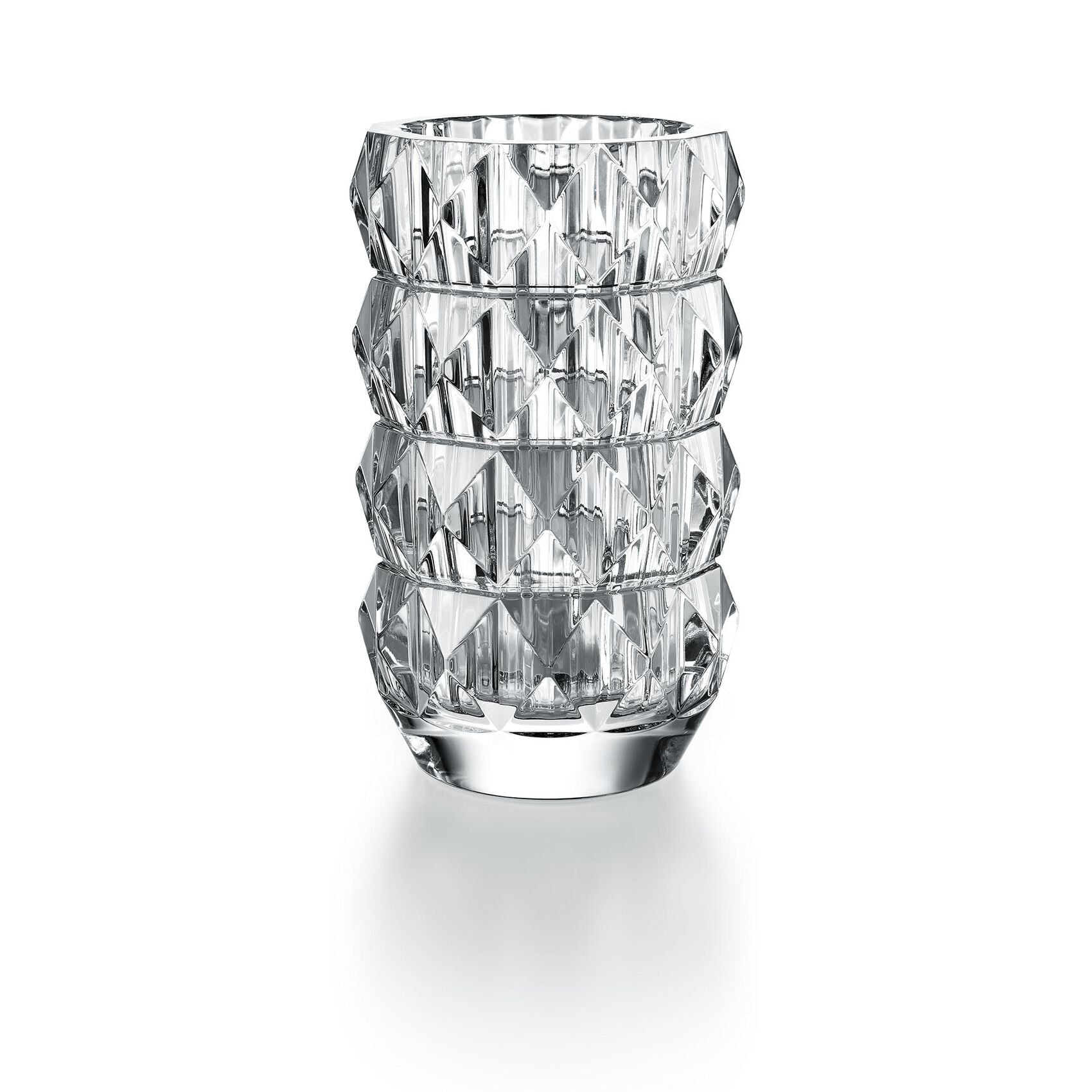 Baccarat Clear Medium Round Louxor Vase - Gaines Jewelers
