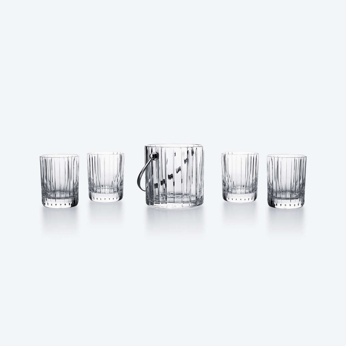Baccarat Harmonie Set of 4 Tumblers with Ice Bucket - Harmonie on the Rocks - Gaines Jewelers