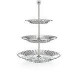Baccarat Small 3 Tier Pastry Stand Mille Nuits - Gaines Jewelers