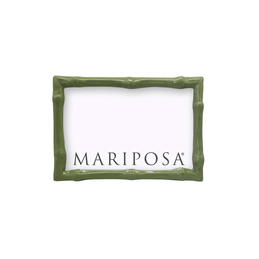 Bamboo 4x6 Green Picture Frame - Mariposa - Gaines Jewelers