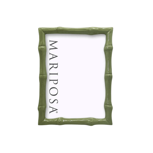 Bamboo 5x7 Green Picture Frame - Mariposa - Gaines Jewelers