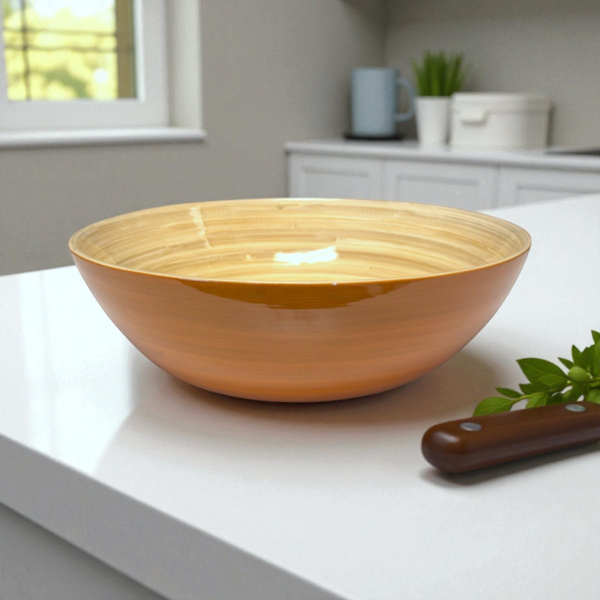 Bamboo Everything Bowl - Caramel - Albert L. - Gaines Jewelers
