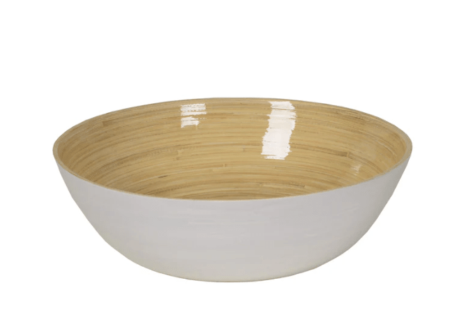 Bamboo Everything Bowl - White - Albert - Gaines Jewelers
