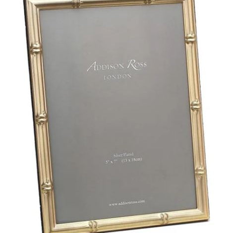 Bamboo Matte Gold Photo Frame 5x7 - Addison Ross - Gaines Jewelers