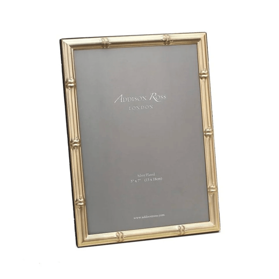 Bamboo Matte Gold Photo Frame - Addison Ross - Gaines Jewelers