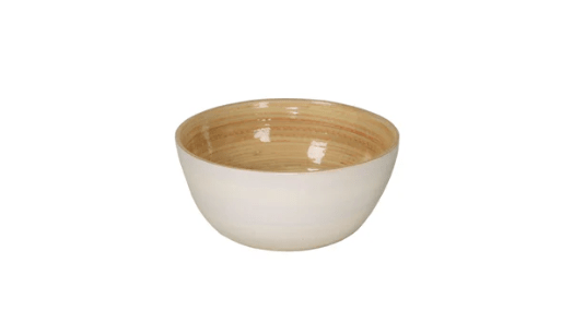 Bamboo Mini Bowl - White - Albert - Gaines Jewelers