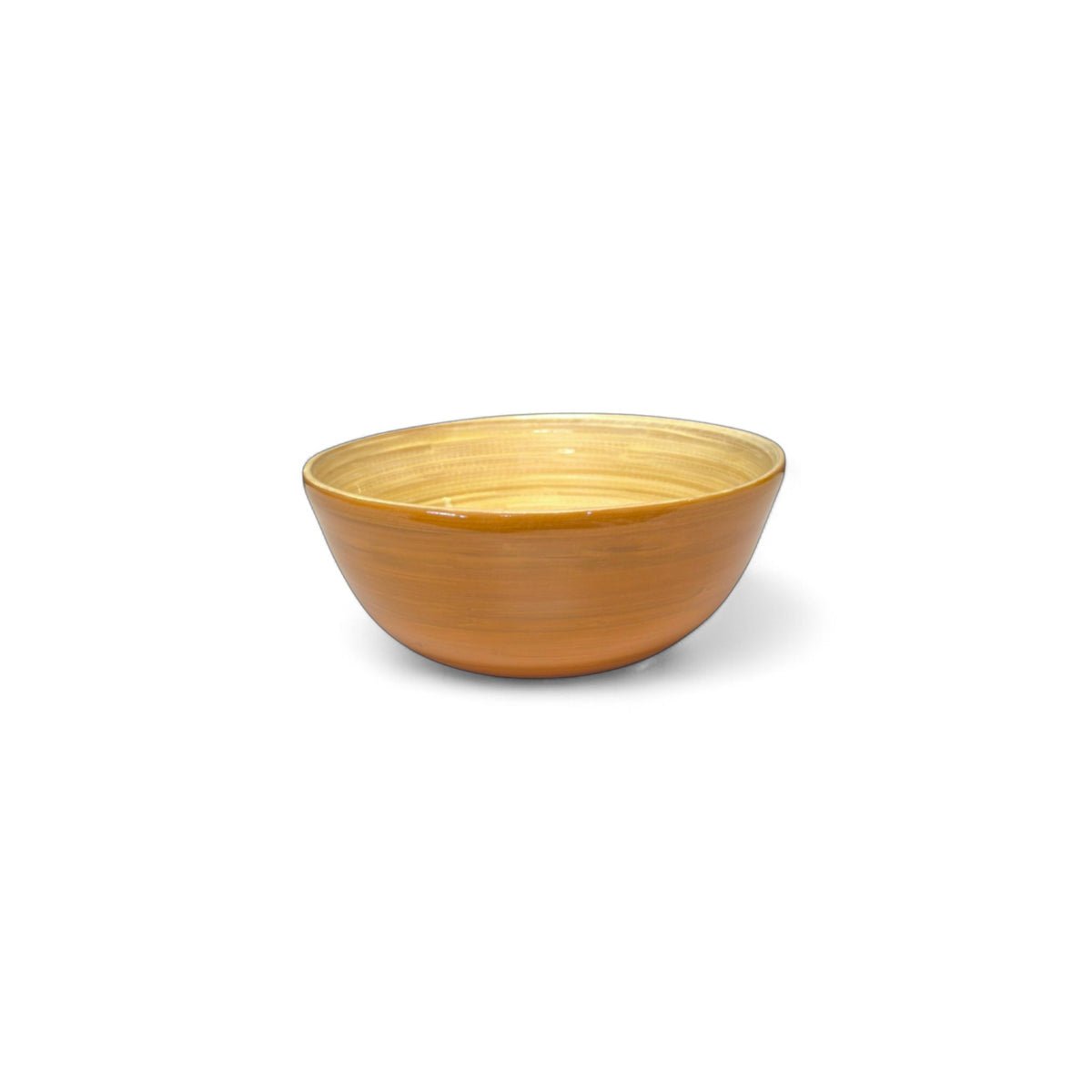 Bamboo Side Bowl - Caramel - Albert L. - Gaines Jewelers