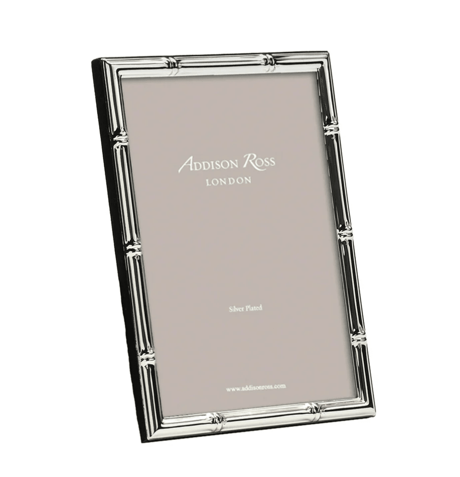 Bamboo Silver Plated 4x6 Photo Frame - Addison Ross - Gaines Jewelers
