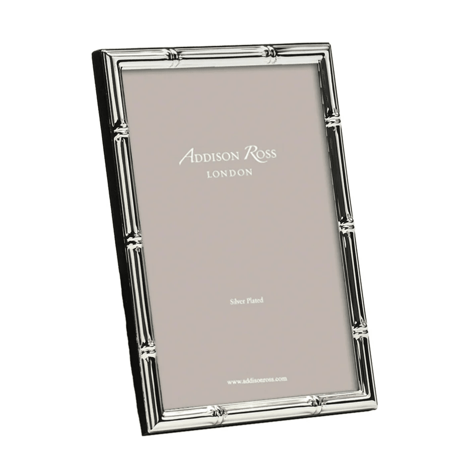 Bamboo Silver Plated 5x7 Photo Frame - Addison Ross - Gaines Jewelers