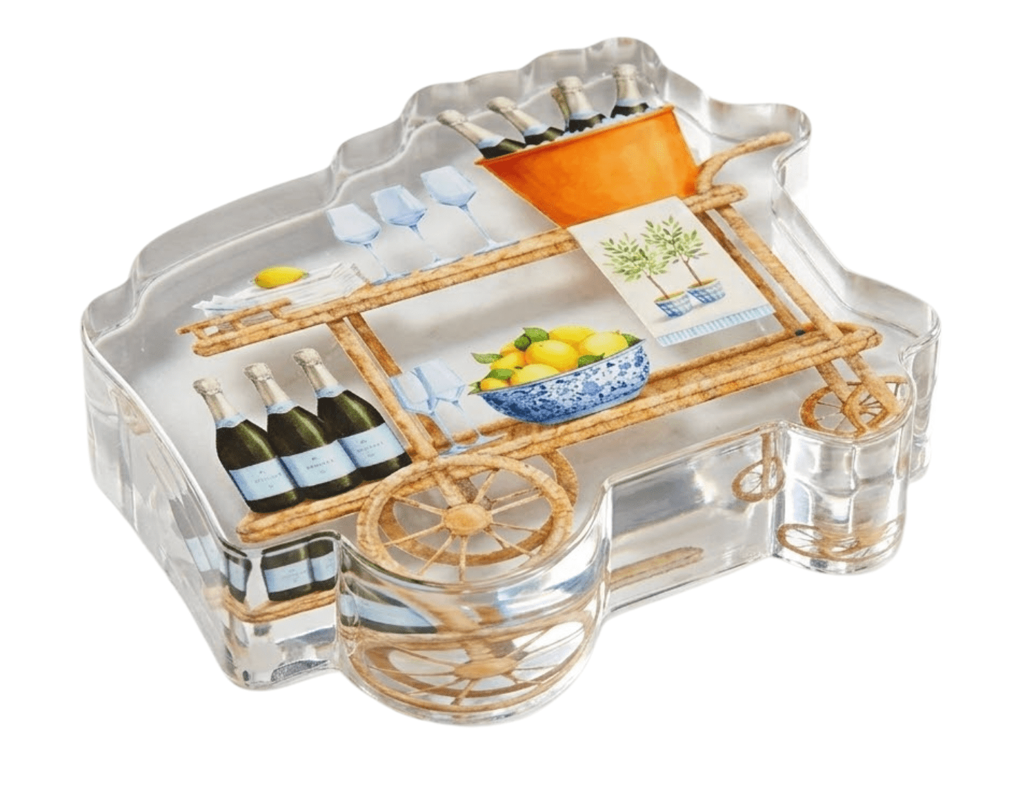 Bar Cart Acrylic Napkin Weight - Maven Home - Gaines Jewelers