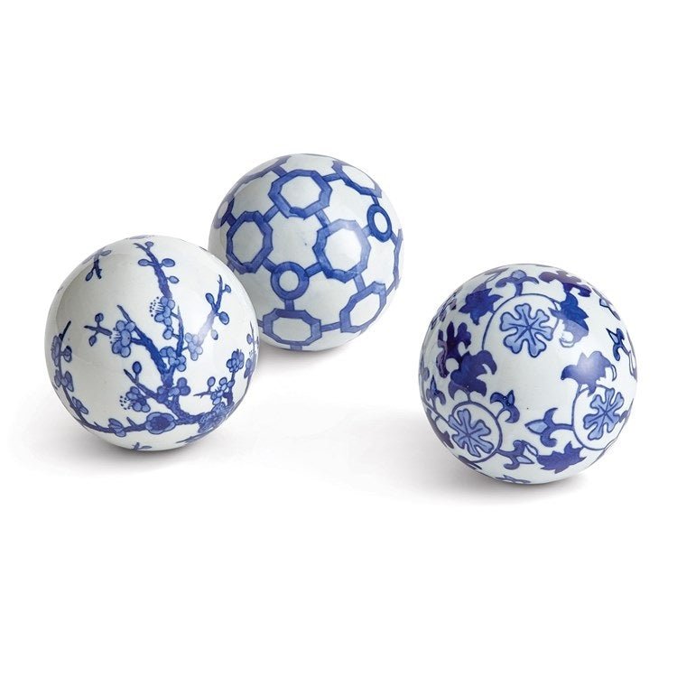 Barclay Butera Dynasty Set of 3 Orbs - Napa Home & Garden - Gaines Jewelers