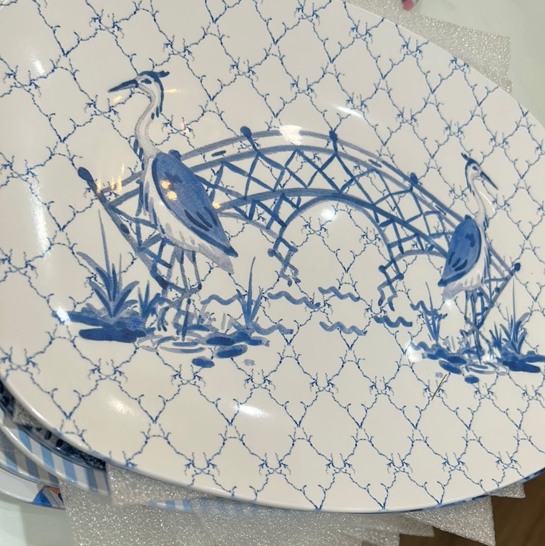 Barrington Herons Platter - Mariposa - Gaines Jewelers