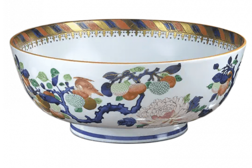 Bassett Hall Punch Bowl - Mottahedeh - Gaines Jewelers