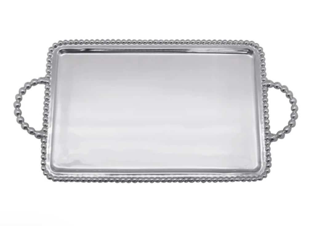 Beaded Medium Service Tray - Mariposa - Gaines Jewelers
