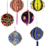 Beaded & Sequined Bauble - Large Ornament - Cody Foster & Co - Gaines Jewelers