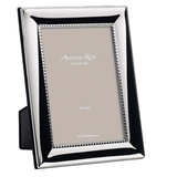 Beaded Silver Plated 5x7 Photo Frame - Addison Ross - Gaines Jewelers