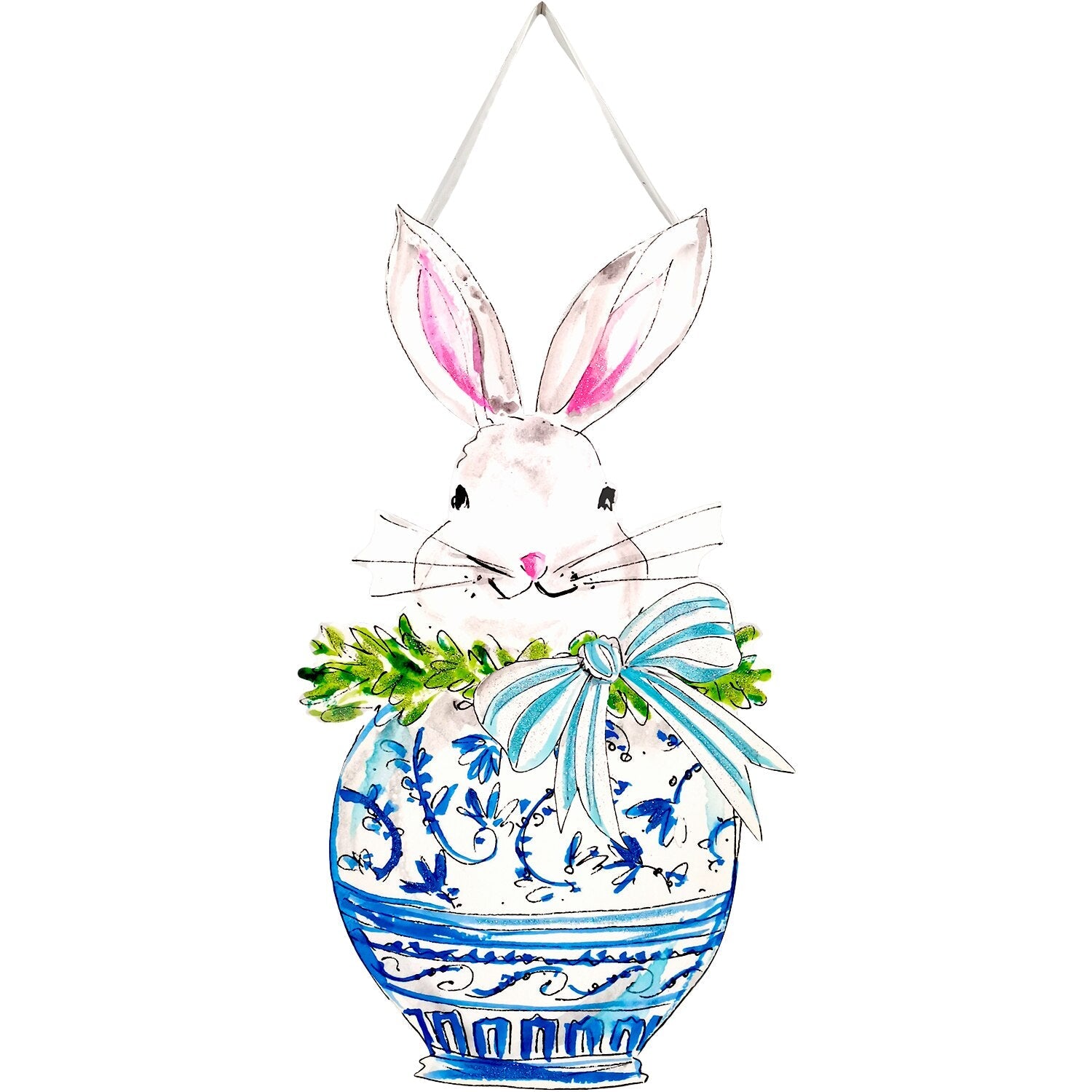Beck's PVC Posh Rabbit Door Hanger - The Round Top - Gaines Jewelers