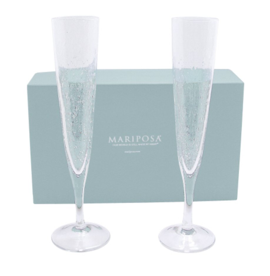 Bellini Champagne Flute Set of 2 - Mariposa - Gaines Jewelers