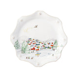 Berry and Thread North Pole Scalloped Dessert/Salad Plate Set of 4 - Juliska - Gaines Jewelers
