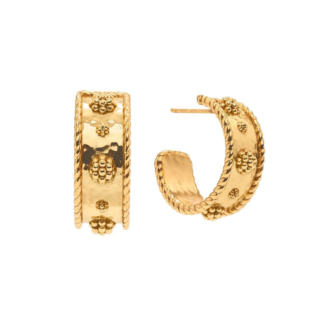 Berry Classic Small Hoop Earrings - Gold - Capucine De Wulf - Gaines Jewelers
