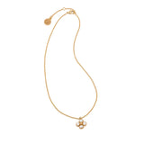 Berry Clover Double Sided Charm Necklace, 16"+2" - Gold - Capucine De Wulf - Gaines Jewelers