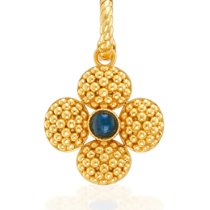 Berry Clover Double Sided Pendant - Blue Labradorite - Capucine De Wulf - Gaines Jewelers