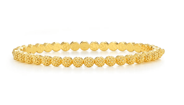 Berry Eternity Petite Hinged Bangle, S/M - Gold - Capucine De Wulf - Gaines Jewelers