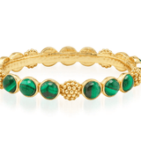 Berry Gem Hinged Bangle - Malachite - Capucine De Wulf - Gaines Jewelers