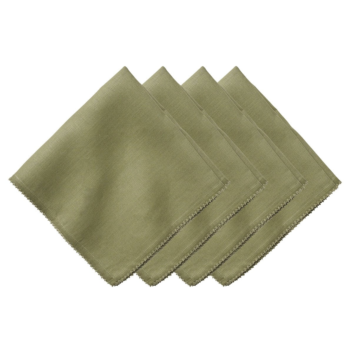 Berry Scallop Napkin Set of 4 - Sage - Juliska - Gaines Jewelers
