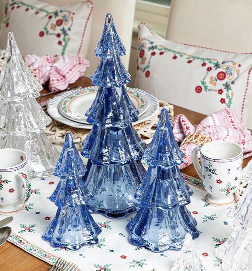 Berry & Thread 9.5" Tree Set of 3 - Blue - Juliska - Gaines Jewelers