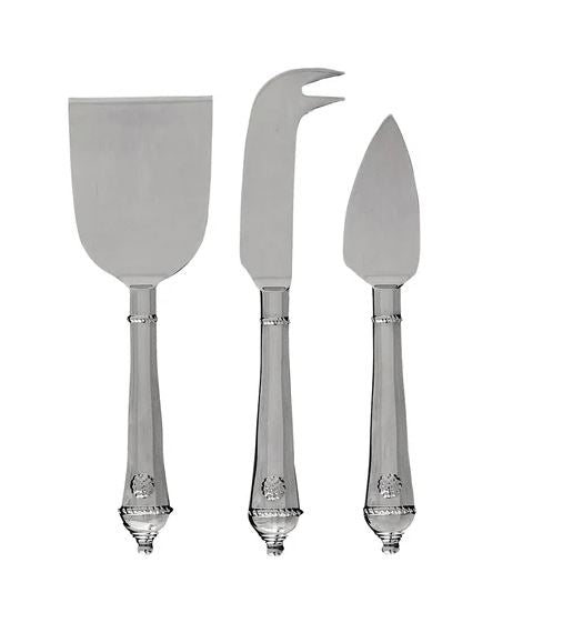 Berry & Thread Cheese Knife Assorted Set/3 - Polished - Juliska - Gaines Jewelers