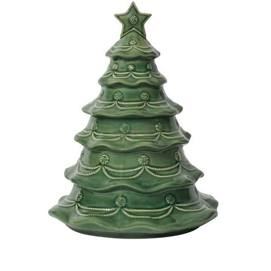 Berry & Thread Christmas Tree Cookie Jar - Basil - Juliska - Gaines Jewelers