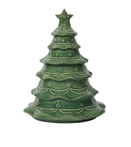 Berry & Thread Christmas Tree Cookie Jar - Basil - Juliska - Gaines Jewelers
