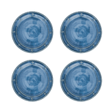 Berry & Thread Melamine Dessert/ Salad Plate Set/4 - Ocean - Juliska - Gaines Jewelers