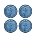 Berry & Thread Melamine Dinner Plate Set/4 - Ocean - Juliska - Gaines Jewelers
