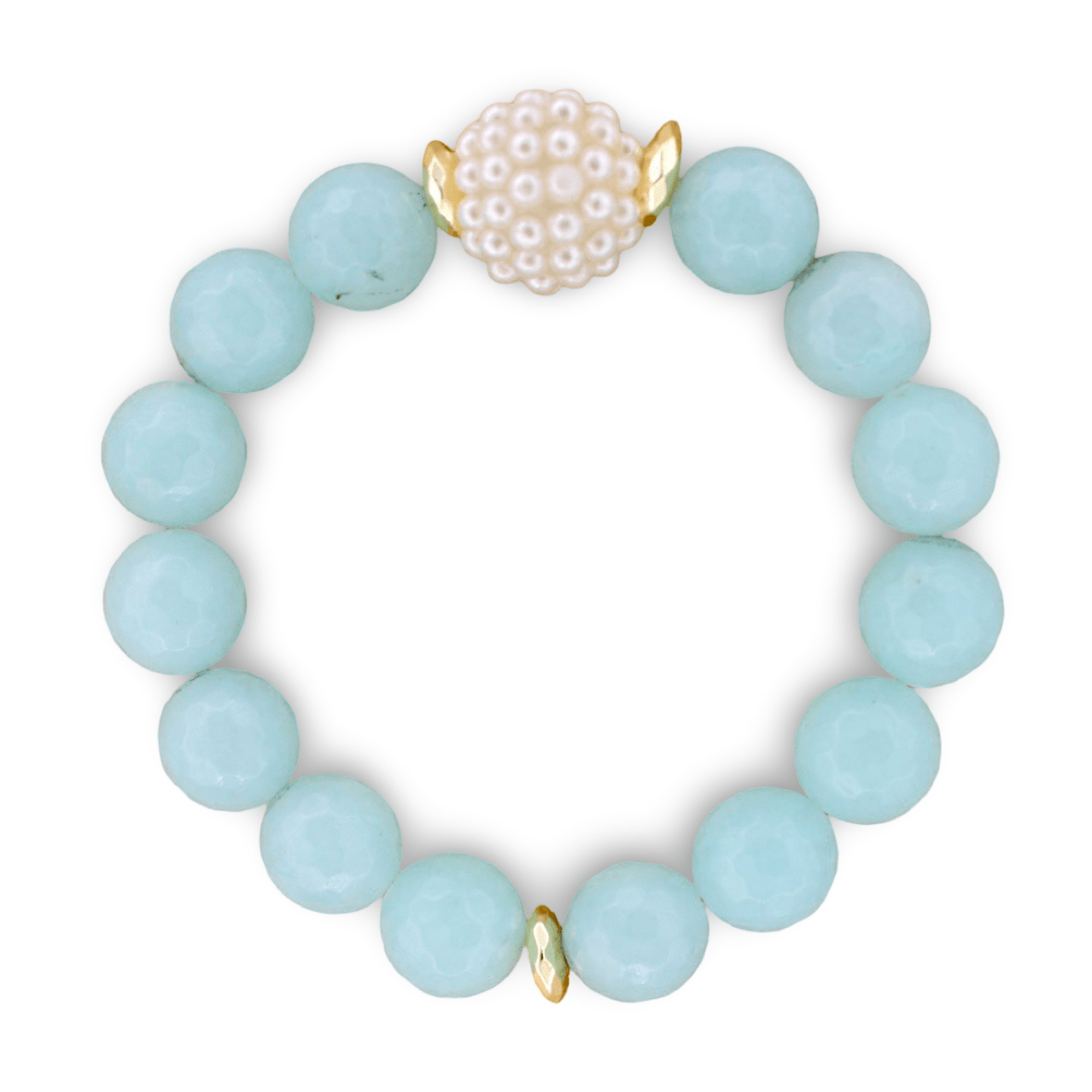 Betsy Bracelet - Pale Blue - Traci's Beads - Gaines Jewelers