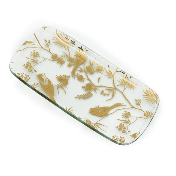 Birdsong Small Rectangle Dish - Annieglass - Gaines Jewelers