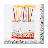 Birthday Cake Napkin Cocktail - Caspari - Gaines Jewelers