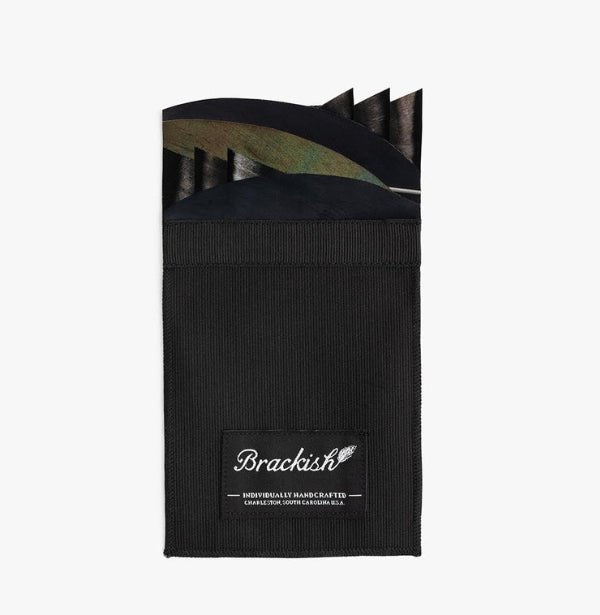 Blaze Pocket Square - Brackish - Gaines Jewelers