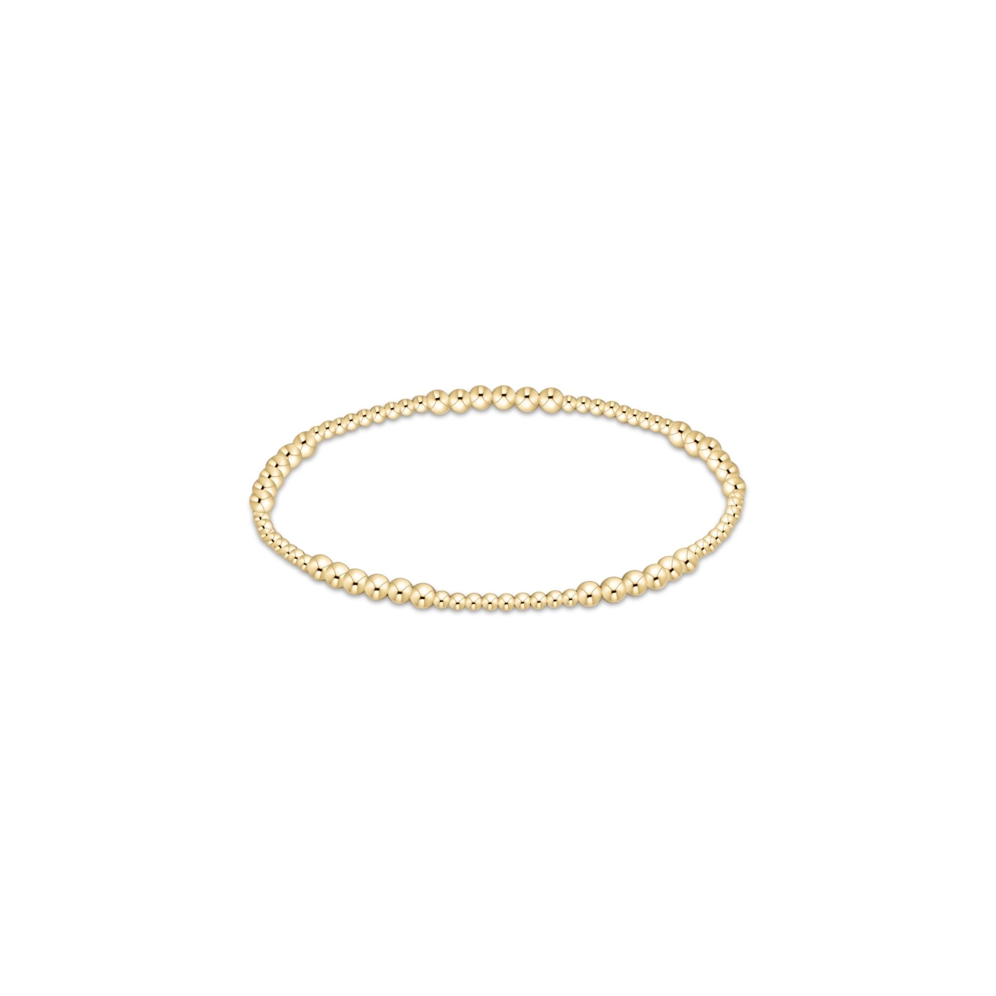Blissful Gold 3mm Bracelet - enewton - Gaines Jewelers