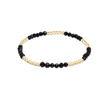 Blissful Pattern 2.5mm Bead Bracelet - Faceted Onyx - Enewton - Gaines Jewelers