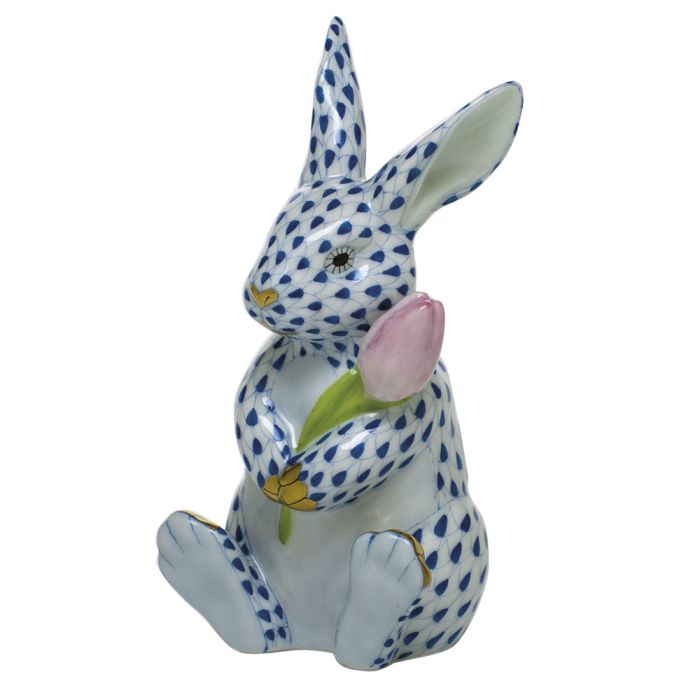 **Blossom Bunny - Saphire - Herend - Gaines Jewelers