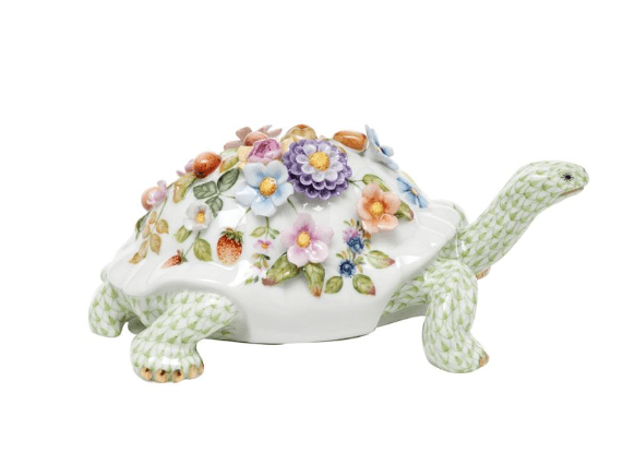 Blossoming Tortoise - Herend - Gaines Jewelers