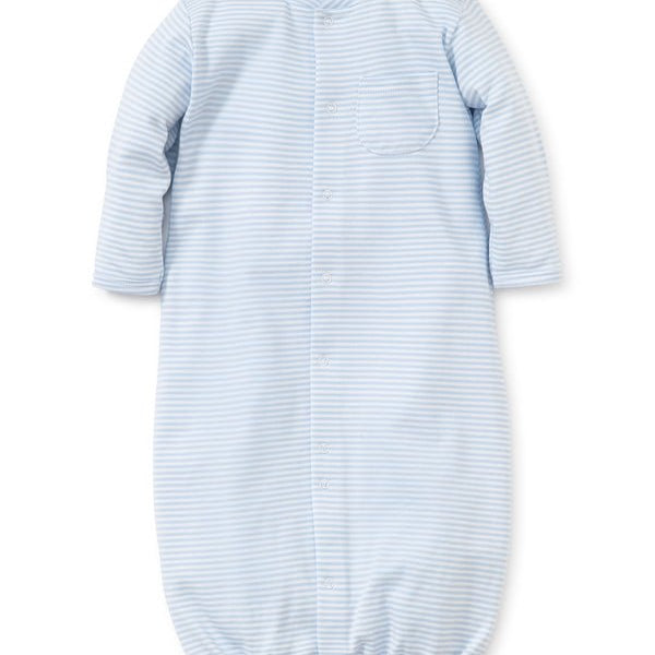 Blue and White Striped Convertible Gown- Kissy Kissy - Gaines Jewelers