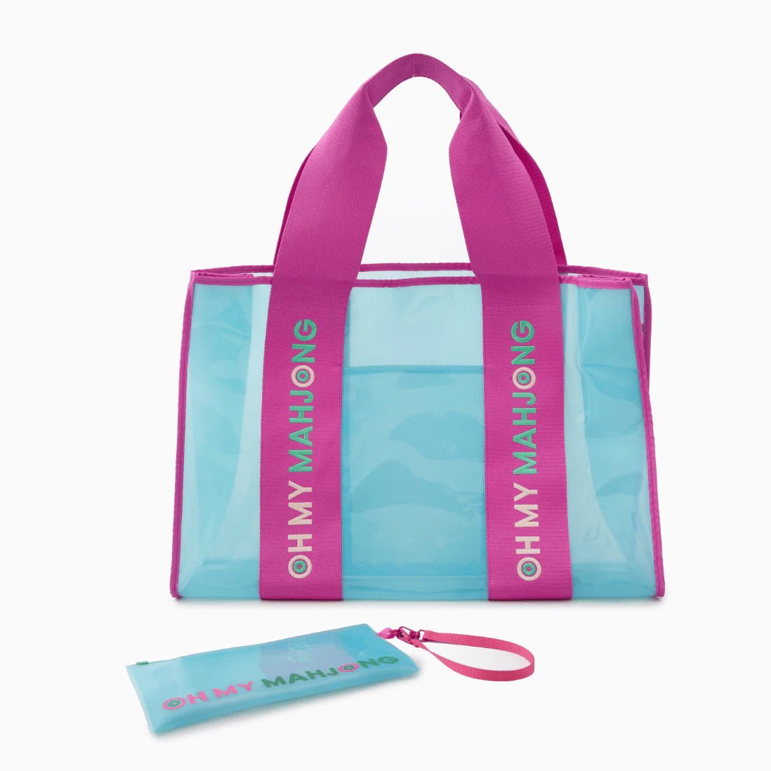 Blue Beach Bag - Oh My Mahjong - Gaines Jewelers
