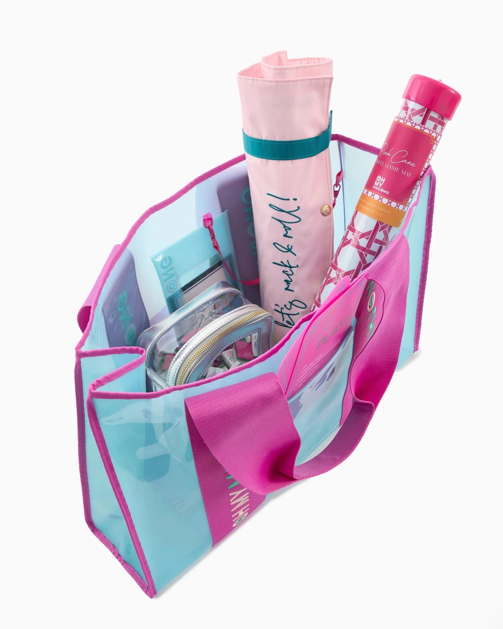 Blue Beach Bag - Oh My Mahjong - Gaines Jewelers