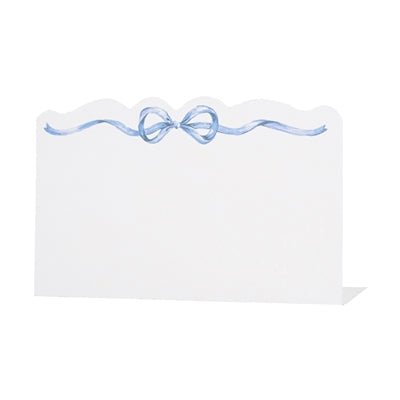 Blue Bow Place Card - Hester & Cook - Gaines Jewelers